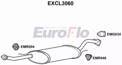 Амортизатор EuroFlo EXCL3060