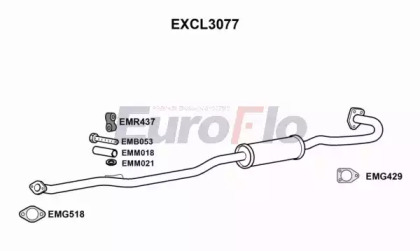 Амортизатор EuroFlo EXCL3077