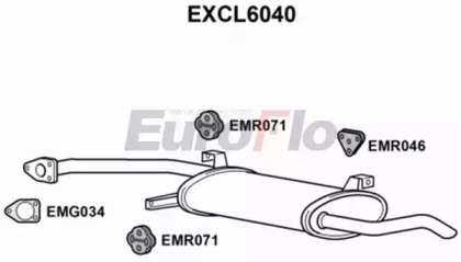 Амортизатор EuroFlo EXCL6040