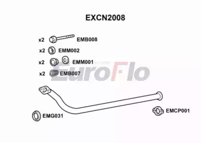 Труба выхлопного газа EuroFlo EXCN2008