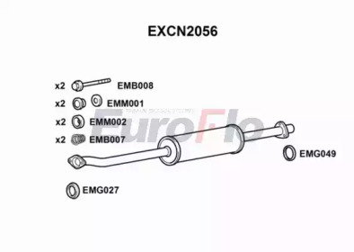 Трубка EuroFlo EXCN2056