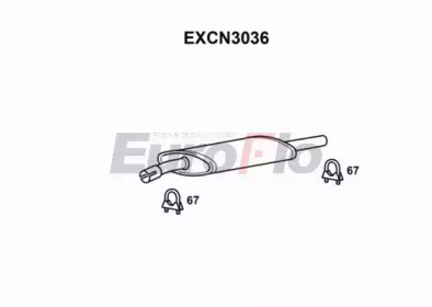 Амортизатор EuroFlo EXCN3036