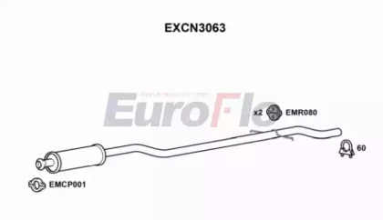 Амортизатор EuroFlo EXCN3063