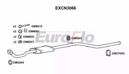 Амортизатор EuroFlo EXCN3066