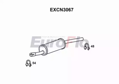 Средний глушитель выхлопных газов EuroFlo EXCN3067