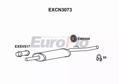 Амортизатор EuroFlo EXCN3073