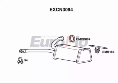 Амортизатор EuroFlo EXCN3094