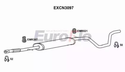 Амортизатор EuroFlo EXCN3097