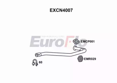 Труба выхлопного газа EuroFlo EXCN4007