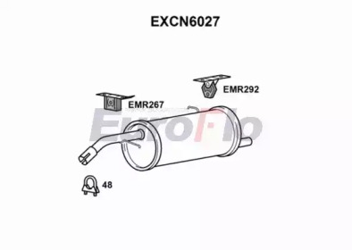 Амортизатор EuroFlo EXCN6027