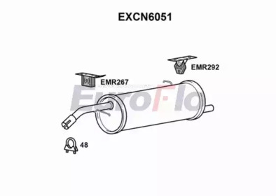 Амортизатор EuroFlo EXCN6051