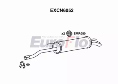 Амортизатор EuroFlo EXCN6052