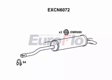 Амортизатор EuroFlo EXCN6072