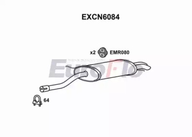 Амортизатор EuroFlo EXCN6084