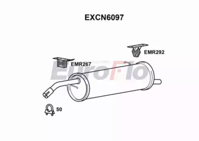 Амортизатор EuroFlo EXCN6097