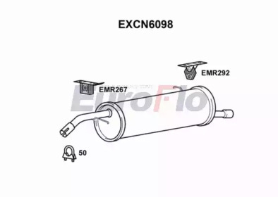 Амортизатор EuroFlo EXCN6098