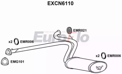 Амортизатор EuroFlo EXCN6110