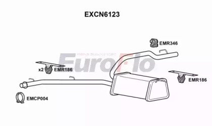 Амортизатор EuroFlo EXCN6123