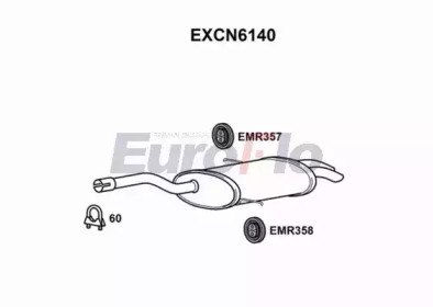 Амортизатор EuroFlo EXCN6140