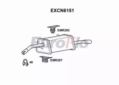Амортизатор EuroFlo EXCN6151
