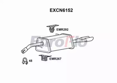 Амортизатор EuroFlo EXCN6152