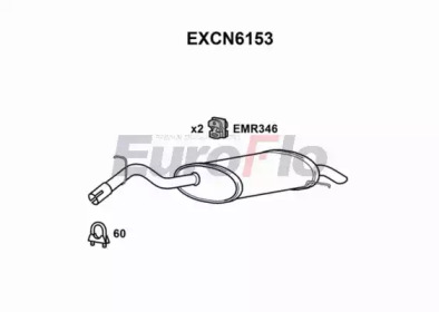 Амортизатор EuroFlo EXCN6153