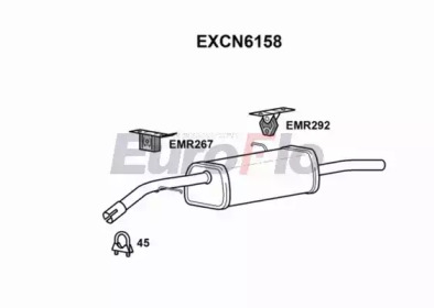 Амортизатор EuroFlo EXCN6158