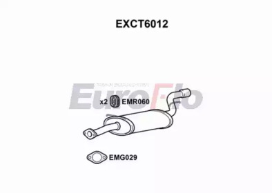 Амортизатор EuroFlo EXCT6012