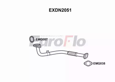 Труба выхлопного газа EuroFlo EXDN2051