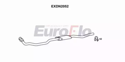 Труба выхлопного газа EuroFlo EXDN2052