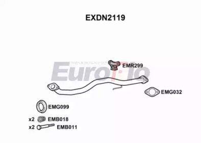 Труба выхлопного газа EuroFlo EXDN2119