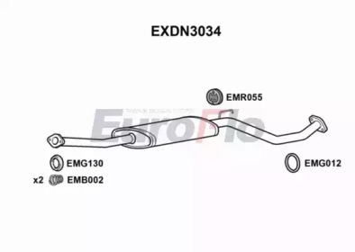 Амортизатор EuroFlo EXDN3034