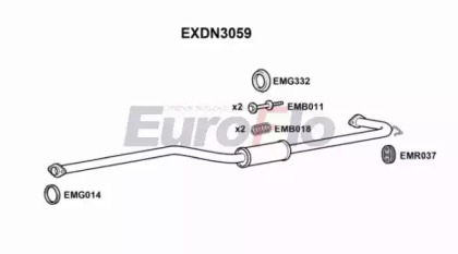 Амортизатор EuroFlo EXDN3059