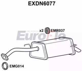 Амортизатор EuroFlo EXDN6077