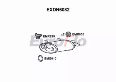 Амортизатор EuroFlo EXDN6082