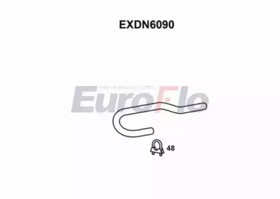 Насадка выпускной трубы EuroFlo EXDN6090