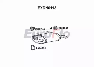 Амортизатор EuroFlo EXDN6113