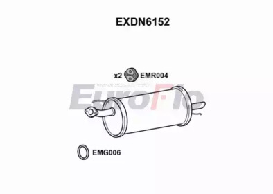 Амортизатор EuroFlo EXDN6152