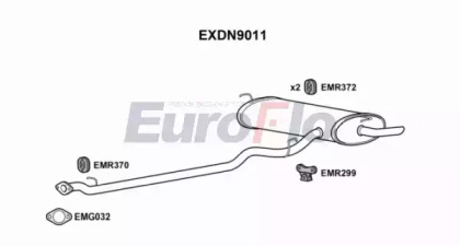 Амортизатор EuroFlo EXDN9011