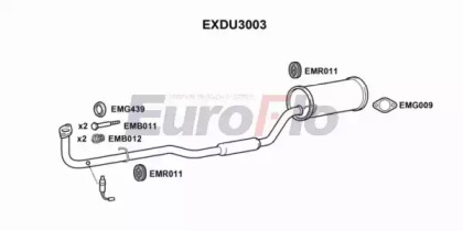 Амортизатор EuroFlo EXDU3003