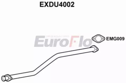 Труба выхлопного газа EuroFlo EXDU4002