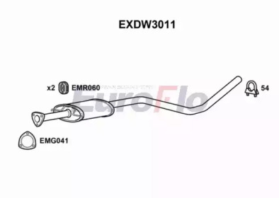 Амортизатор EuroFlo EXDW3011