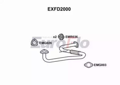 Труба выхлопного газа EuroFlo EXFD2000