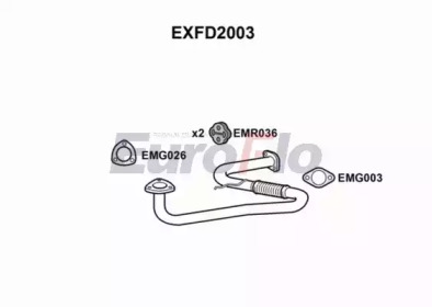 Труба выхлопного газа EuroFlo EXFD2003