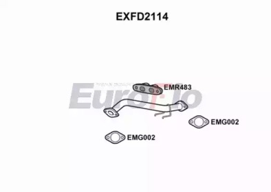 Труба выхлопного газа EuroFlo EXFD2114