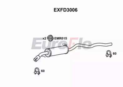 Амортизатор EuroFlo EXFD3006