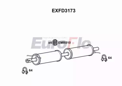 Амортизатор EuroFlo EXFD3173