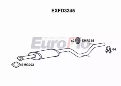 Амортизатор EuroFlo EXFD3245