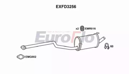 Амортизатор EuroFlo EXFD3256