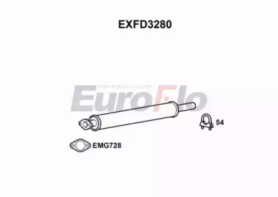 Амортизатор EuroFlo EXFD3280